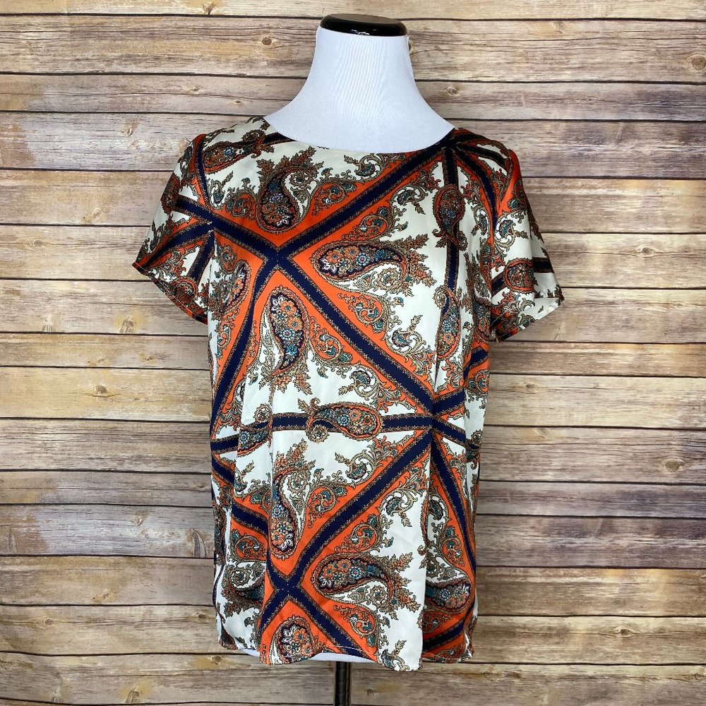 Anthropologie Sunday in Brooklyn Paisley Blouse